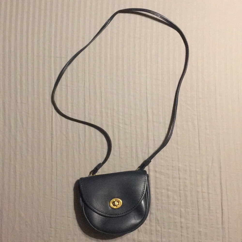 Navy Vintage Mini Purse